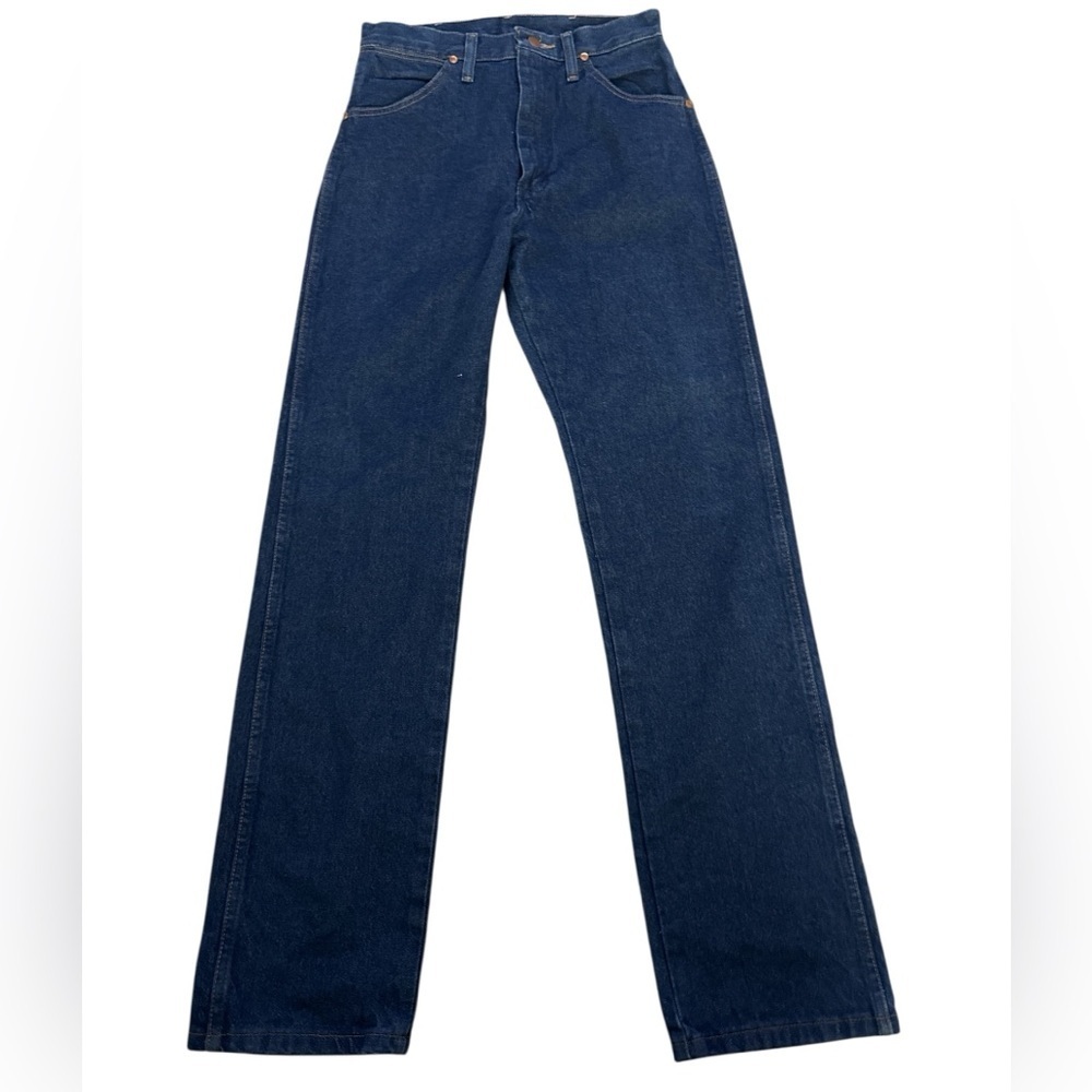 Wranglers Jeans Vintage 90s Classic Denim High Rise Cotton Straight Jeans 7 X 32